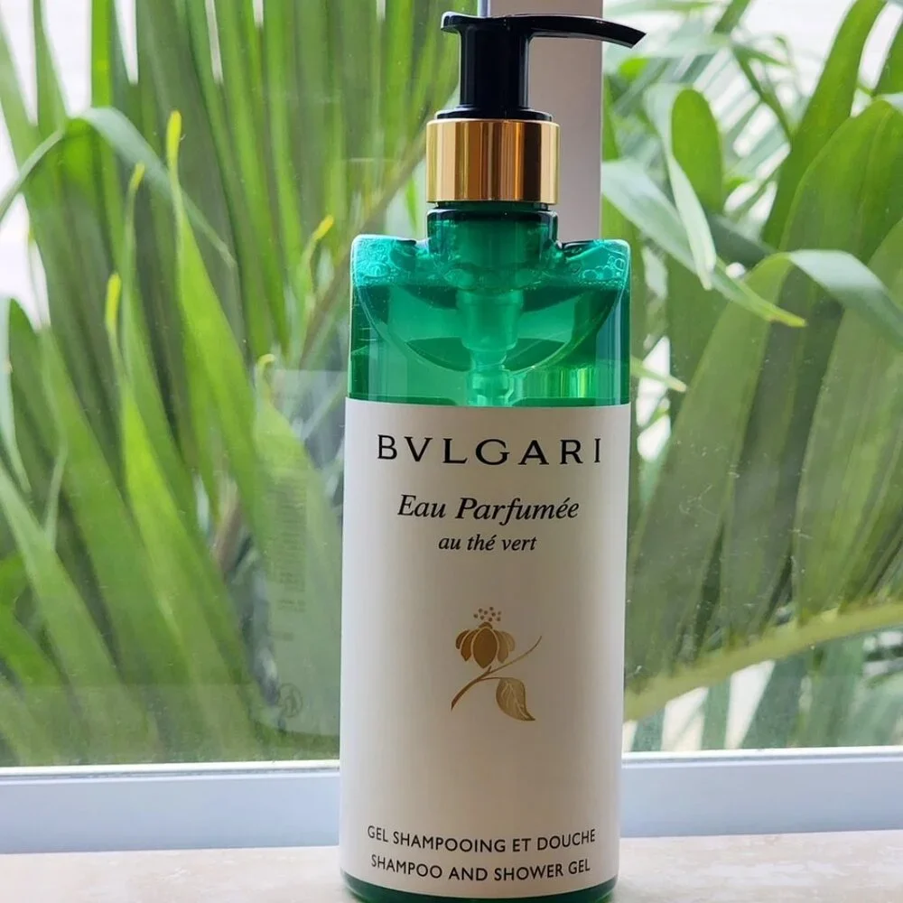 Bvlgari Shampoo and Shower Gel Green Tea New